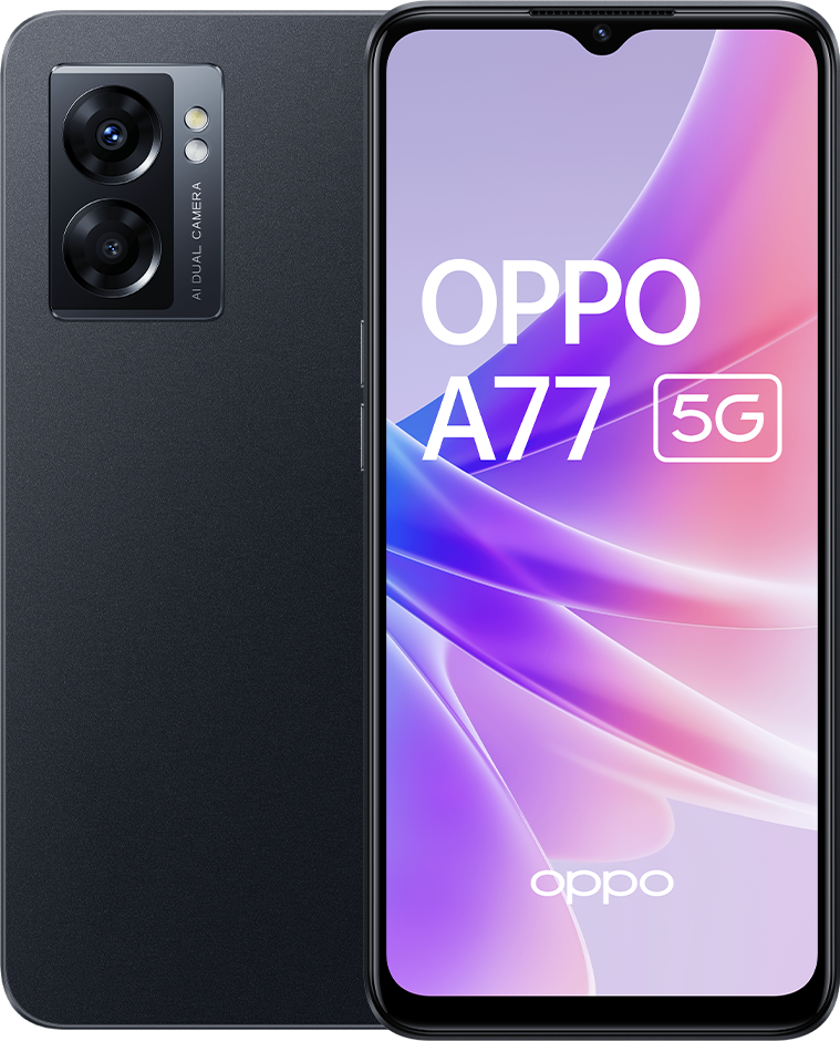 新品未開封 OPPO A77 ブラック128GB androidスマホ