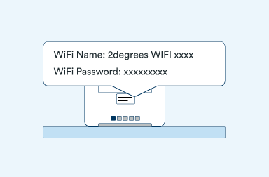 Illustration of a modem ready to connect your device to the internet