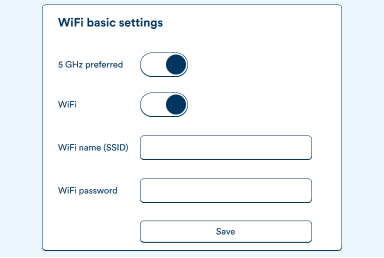 Illustration of a settings page