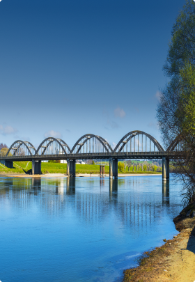 Image of a bridge over a river